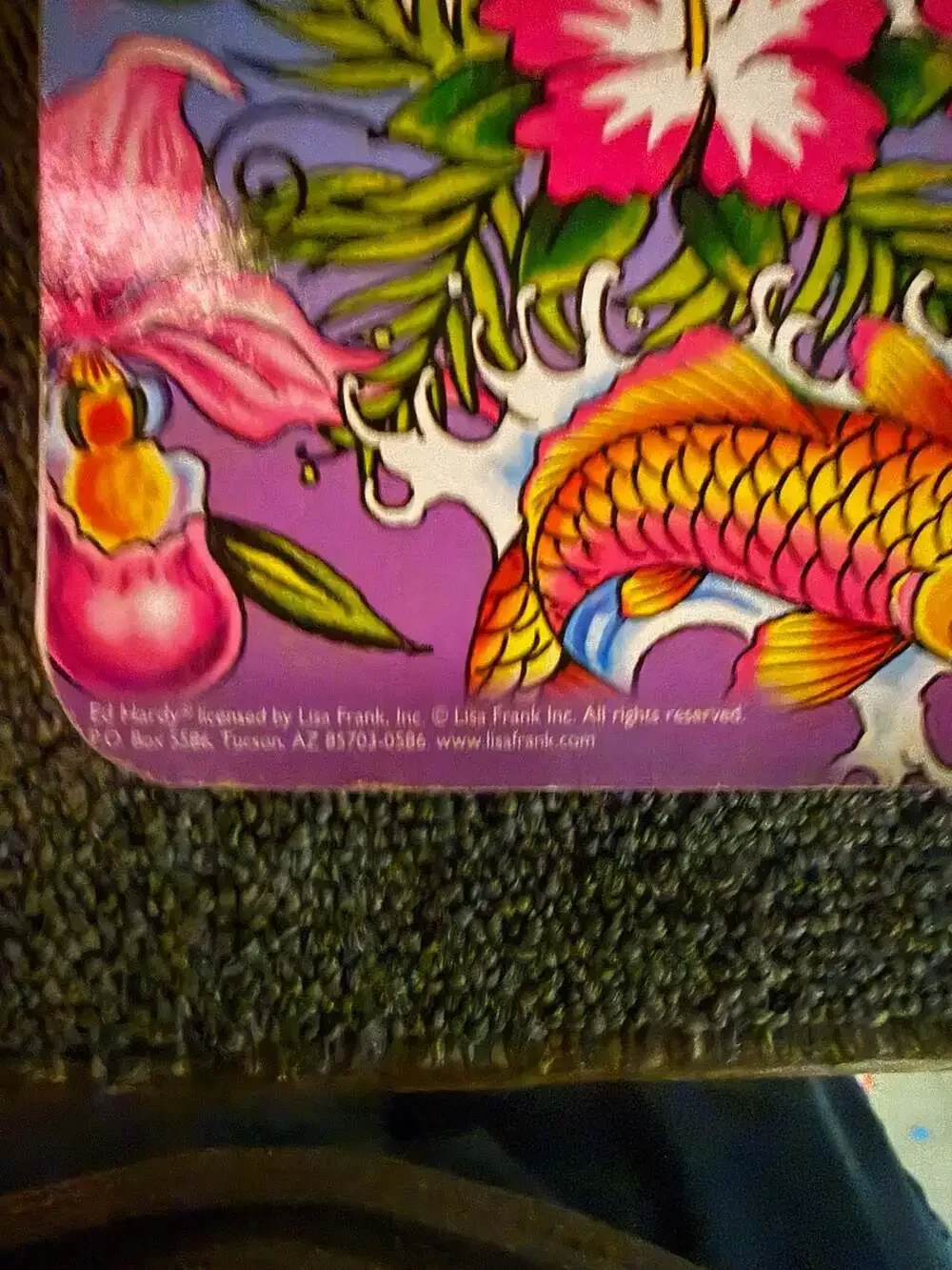 Ed Hardy x Lisa Frank Tropical Island Composition Book